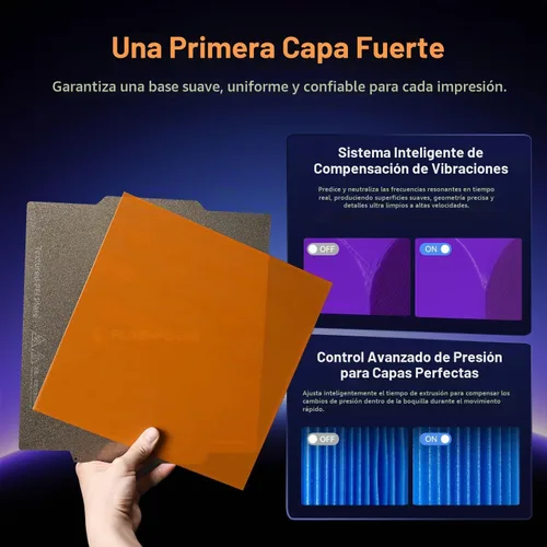 Vista 4 de FLASHFORGE Impresora 3D Creator 5 Pro, 4 cabezales de herramientas con cambiador de herramientas 7s, impresión industrial de múltiples