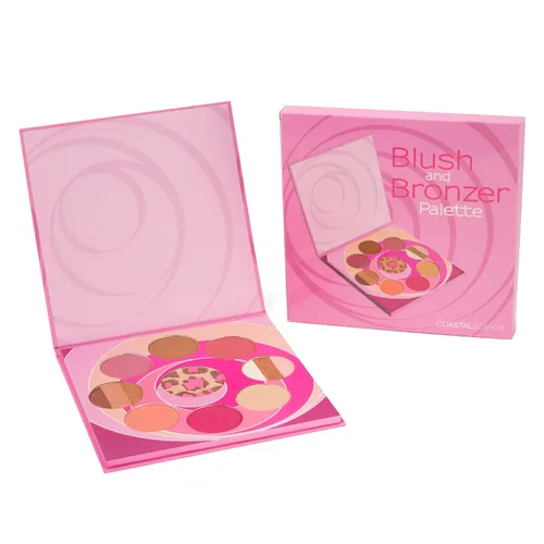 Vista 3 de Coastal Scents Paleta de rubor y bronceador (PL-080)