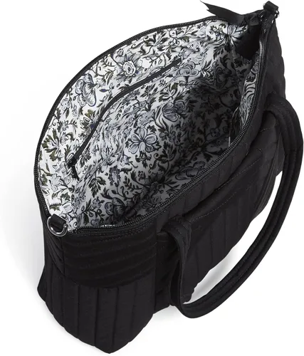 Vista 3 de Vera Bradley Bolso de hombro plisado de algodón para mujer con múltiples correas
