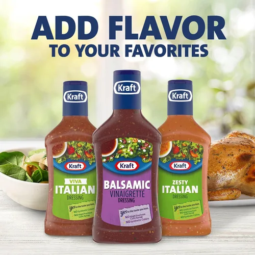 Vista 7 de Kraft Aderezo para ensalada de vinagreta balsámica (botella de 16 fl oz)
