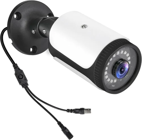 Vista 8 de Cámara de vigilancia de seguridad HD 1080P 2MP de 180 grados con cable coaxial Fisheye, lente de 1.7mm, cámara domo de súper gran angular