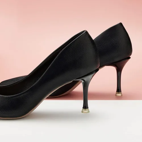 Vista 3 de C.Paravano Zapatos de tacón para mujer Tacón de gatito para mujer Tacón bajo puntiagudo Zapatos de tacón para vestido de boda para fiesta