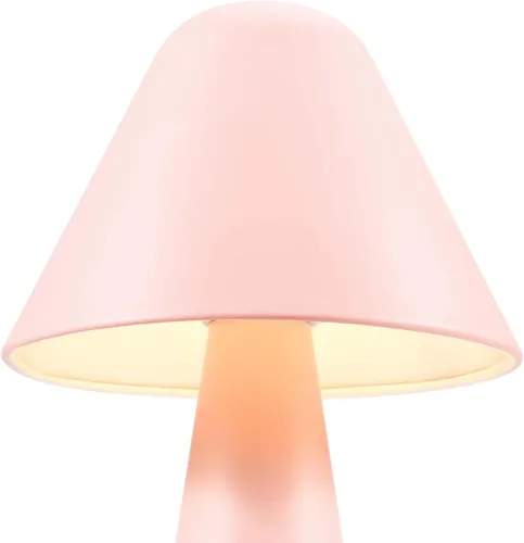 Vista 4 de Modway EEI-6529-PNK Jovial - Lámpara de mesa con forma de hongo de metal, color rosa