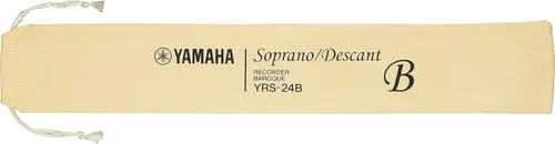 Vista 2 de FLAUTA DULCE SOPRANO - Yamaha (YRS24B) DO,Didigitacion Barroca,Est,resina ABS, 3 Piezas, color Marfil