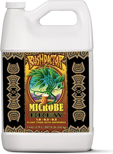Vista 8 de FoxFarm Bushdoctor Microbe Brew - Nutrientes Macro y Micro Líquidos, Mejora la Eficiencia Radicular, el Crecimiento y la Absorción de Nutrientes