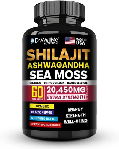 Vista 8 de Dr.WellMe Shilajit Ashwagandha - Gotas líquidas de musli y shatavari seguras para musli y shatavari, 2 onzas líquidas para energía natural, refuerzo