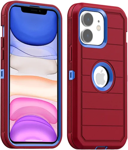 Vista 13 de AICase Funda para iPhone 11, resistente protección contra caídas, cuerpo completo, resistente, a prueba de golpes, militar, resistente, duradera