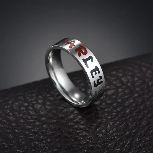Vista 3 de BICMTE joker ringsNew Joker Lover Couple Stainless Steel Wedding RingsJewelry The Joker His and Hers RingAnniversary