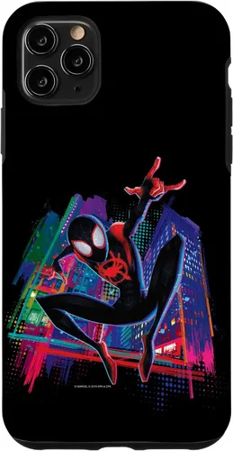 Vista 13 de Marvel Spider-Man Miles Morales Graffiti City - Carcasa para iPhone 17