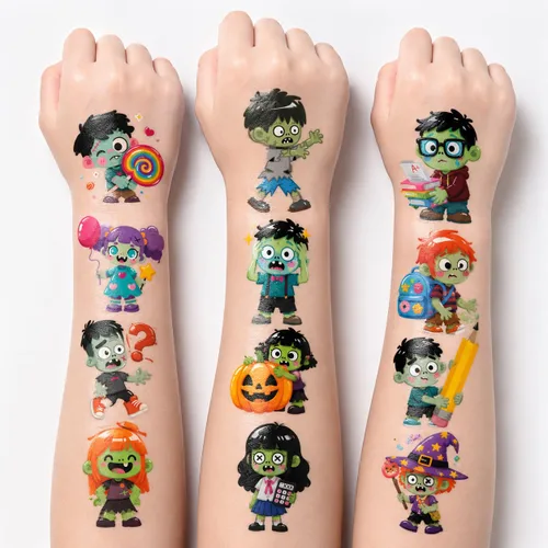 Vista 10 de 96 tatuajes temporales precortados RIP 20s para fiesta