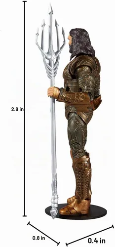 Vista 8 de McFarlane Toys DC Justice League Movie Aquaman Figura de Acción de 7" DC Multiverse Justice League 2021 - Figura de acción de 7 pulgadas, Aquaman