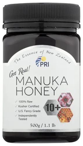 Vista 3 de P.R.I Miel de Manuka, MGO 100+ Miel de Manuka Monofloral Cruda de Nueva Zelanda, 17.64 oz