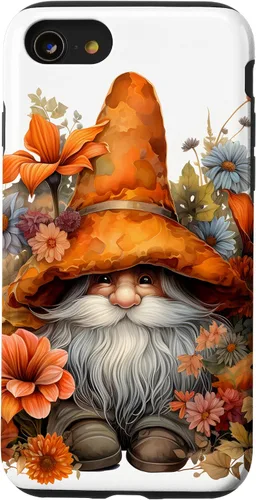 Vista 18 de Happy Fall Gnome Autumn Leaves Case for iPhone 17