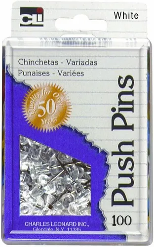 Vista 10 de Charles Leonard - Pasadores, colores surtidos, paquete de 20 (20200)