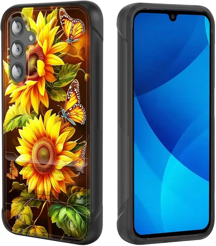Vista 9 de Funda para Galaxy S25, de doble capa, resistente, a prueba de golpes, con soporte, funda protectora militar a prueba de caídas para Samsung Galaxy