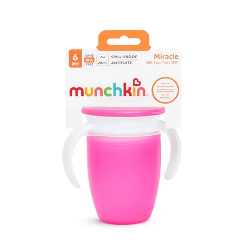 Vista 3 de Munchkin Miracle 360 tazas de colores pueden variar, 7 onzas