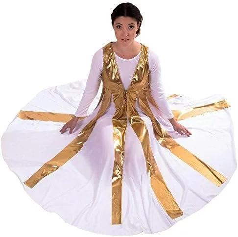 Vista 4 de Danzcue Túnica Streamer para mujer (vestido no incluido)