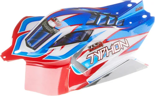 Vista 2 de ARRMA Typhon TLR Tuned - Cuerpo acabado rojo/azul, ARA406164