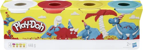 Vista 3 de Play-Doh Paquete de 4 latas de 4 onzas, colores clásicos