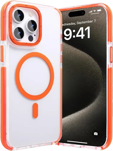 Vista 34 de Funda para iPhone 11, funda magnética con función atril [protección de grado militar] y [compatible con MagSafe], funda protectora delgada