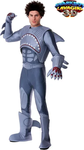 Vista 2 de Disfraz de Sharkboy para adulto