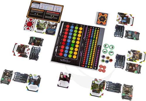 Vista 3 de Exoworld Survival Cooperative Colony-Building Strategy Board Game on Alien Planets 1–4 Players, Age 14+ Replayable Sci-Fi Survival Adventure