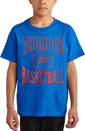 Vista 32 de Junk Food NBA Team Basketball - Camiseta de manga corta para niños y niñas con licencia