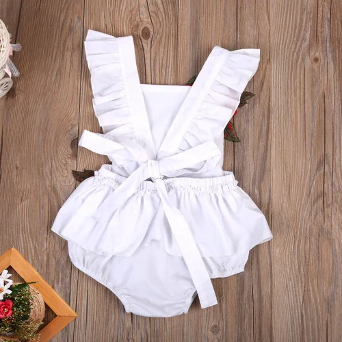 Vista 35 de Mameluco para bebé y niña, ropa floral para el verano, traje de verano