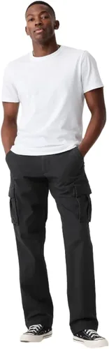Vista 6 de GAP - Pantalones cargo para hombre Musgo negro