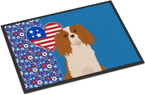 Vista 91 de Caroline's Treasures WDK5119JMAT Airedale Terrier USA - Tapete para interiores o exteriores, 24 x 36 pulgadas, tapete para puerta delantera