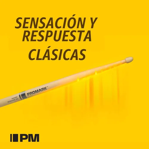 Vista 2 de Baquetas de concierto ProMark SD1 Hickory con punta de madera