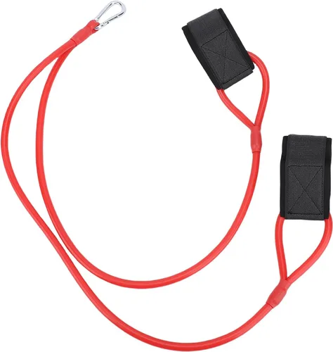 Vista 10 de Banda de ejercicio: bandas de resistencia de látex suave para entrenamiento, entrenamiento de fuerza de brazo, equipo de fitness para gimnasio