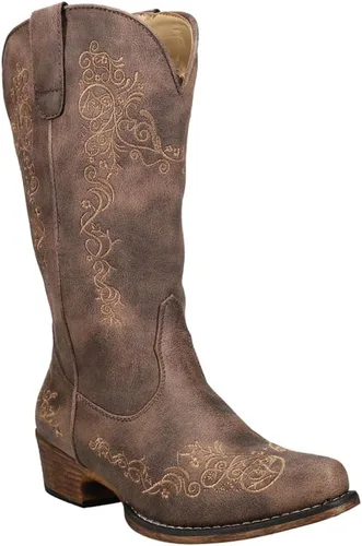 Vista 2 de ROPER Botas occidentales Riley Scroll Bordado Snip Toe para mujer
