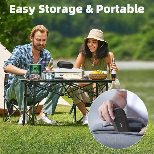 Vista 6 de Abrelatas eléctrico, abrelatas recargables para personas mayores y artritis, abrelatas automático de un solo toque, manos libres, borde liso