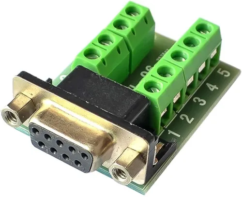 Vista 3 de HiLetgo 2 unids DB9 Adaptador hembra RS232 a terminal RS232 serie a terminal DB9 Conector Convertir Adaptador