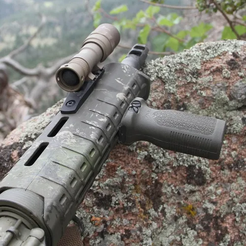 Vista 5 de Magpul Industries RVG M-LOK Panel negro se adapta al riel adaptador