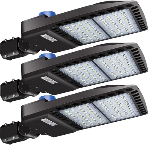 Vista 17 de ledmo Luz LED de estacionamiento de 100 W/120 W/150 W, 22500 lm, súper brillante, regulable, para exteriores, con sensor 3 en 1 con fotocélula