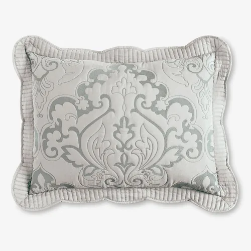 Vista 12 de BrylaneHome Amelia - Funda de almohada King, color rosa baya.