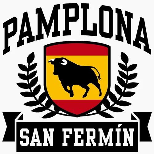 Vista 2 de CafePress Pamplona - Imán redondo de San Fermin de 2.25 pulgadas, imán de refrigerador, estilo imán de botón