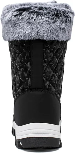 Vista 5 de HOBIBEAR - Botas de nieve de invierno para mujer