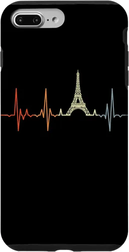 Vista 12 de My Heart Beats For Paris France Eiffel Tower Case for iPhone 16