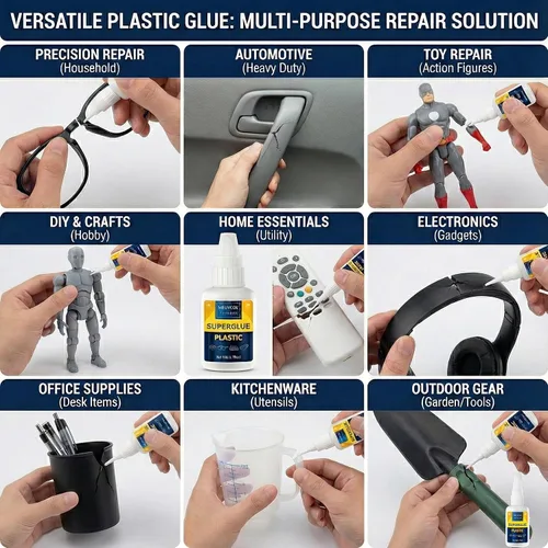 Vista 3 de Pegamento plástico 3.53 oz,Pegamento resistente para modelo,Miniaturas