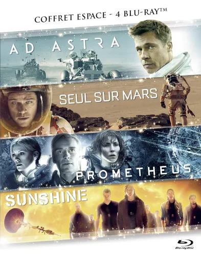 Vista 2 de Ad Astra The Martian Prometheus Sunshine - 4-Disc BoxSet Blu-Ray, Reg.ABC Import - France