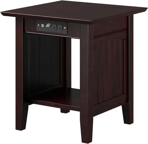 Vista 12 de Mesa Atlantic Furniture AH13312 Nantucket, mesa auxiliar, Madera, Driftwood
