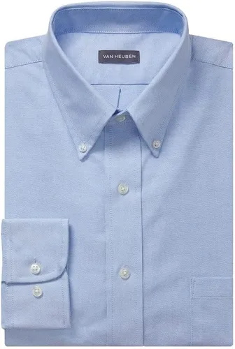 Vista 3 de Van Heusen - Camisa de vestir para hombre, corte regular Oxford lisa