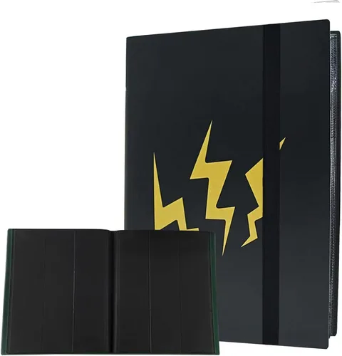 Vista 2 de Álbum de tarjetas coleccionables de 9 bolsillos para Pok emon, álbum de recortes para Po Kemon, carpeta de álbumes de recortes con capacidad de 360