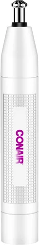 Vista 9 de Conair GIRLBOMB Recortador de Pelo de Nariz para Mujeres, Eliminación de Vello Facial para Mujeres Funciona con Pilas, Hoja Biselada 360°