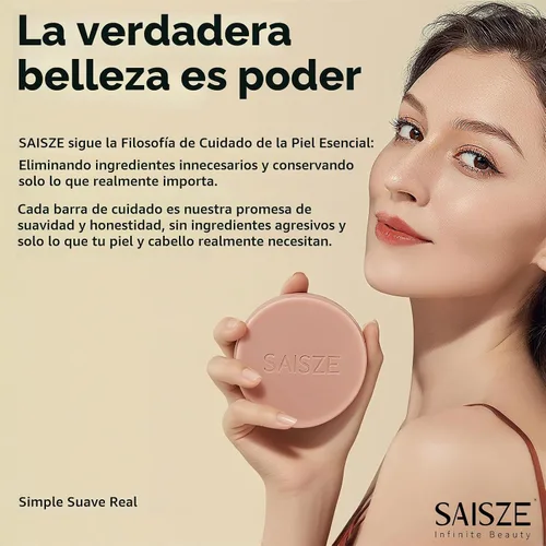 Vista 7 de Barra de champú y acondicionador de agua de arroz para cabello suave y fortalecedor, 2 barras
