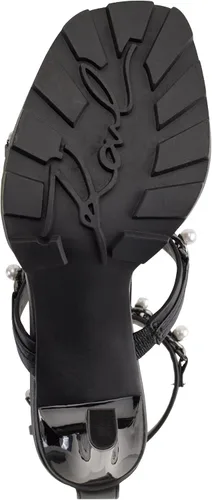 Vista 3 de Karl Lagerfeld Paris womens Midge T-strap Studded Heel Sandal