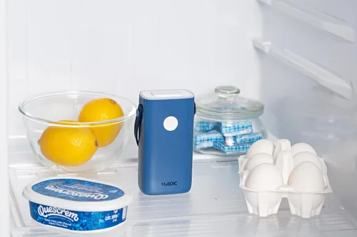 Vista 8 de HubiCare - Mini purificador de aire portátil – Aire inalámbrico que no requiere un filtro HEPA y elimina olores – coches, camadas de mascotas y Azul